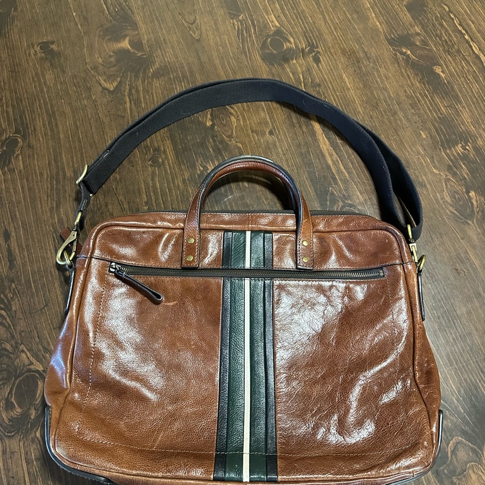 Fossil Leather Briefcase